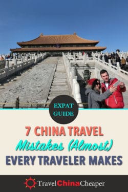 China travel mistakes for Pinterest