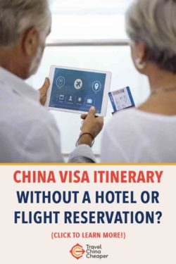 Save this article about China visa itinerary on Pinterest