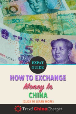 Save this article on how to exchange money in China on Pinterest