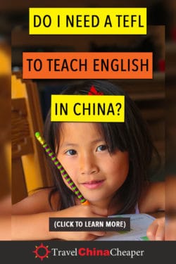 Do you need a TEFL to teach English in China?