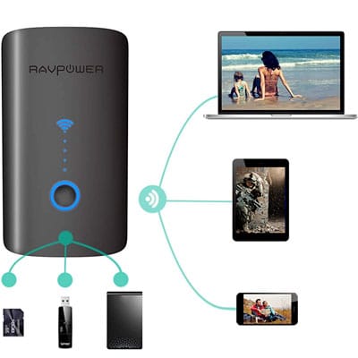 RavPower wireless travel router, a great gift for travelers.