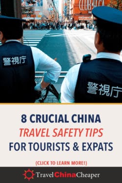 Pin this image about China safety tips